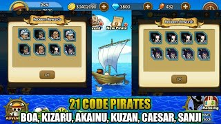 21 Code Pirates Untuk Pemula || Sunny Pirates