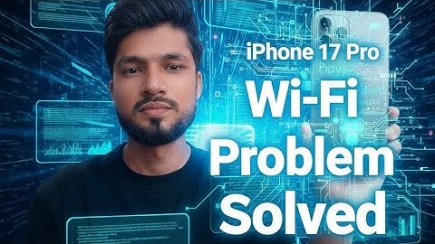 Iphone 17 wifi problem solution  100 percent working 2025 