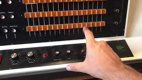 Eko ComputeRhythm - First programmable Drum Machine