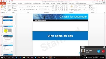 [Đăng Bùi] Làm việc với định nghĩa dữ liệu trong SQL Server