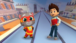 КТО КРУЧЕ? ГОВОРЯЩИЙ ГЕРОЙ КОТ ТОМ - TALKING HERO TOM vs РАЙДЕР exe из Щенячий Патруль! #401 screenshot 3