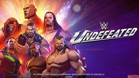 WWE Undefeated - Gameplay walkthrough Part 1 ( iOS , Android )