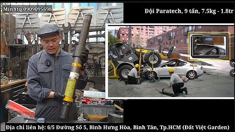 Tay đội hơi Lockstroke Strut Paratech, Mỹ, 9 tấn, 7.5kg - 1.8tr #minhtq #0909095698 #hangnhatbai