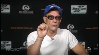 Jean Claude Van Damme &quot;Meltdown&quot; LIVE on Australian Tv!