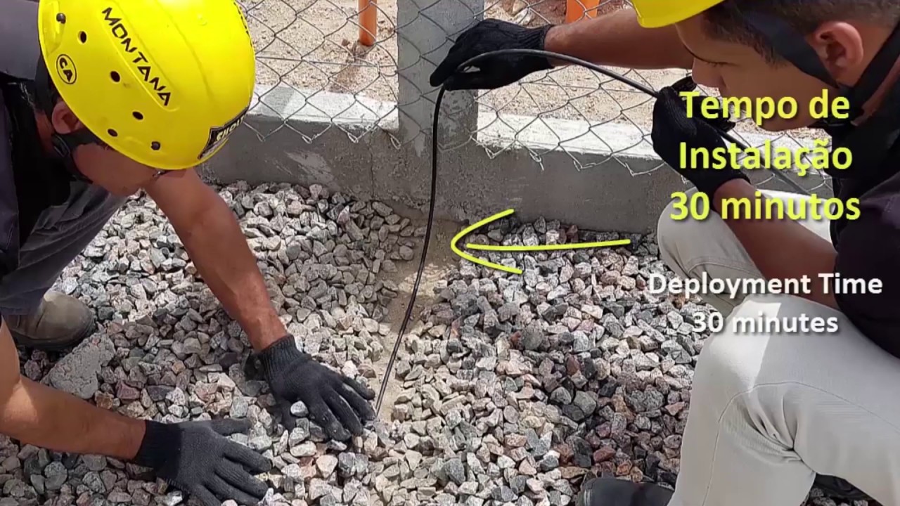 Fibra óptica para detectar invasões