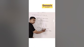 Expansion of Determinants #shorts