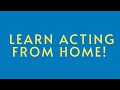 Learn acting from home  actor prepares online acting classes
