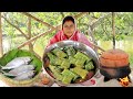 village food !! গ্রাম্যপদ্ধতিতে মাটির হাঁড়িতে ভাপে ইলিশমাছের পাতুরি,ইলিশের সেরা রেসিপি||fish curry