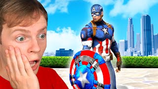PLAYING as CAPTAIN AMERICA in GTA 5!