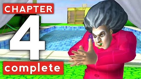 Scary Teacher 3D Gameplay - Chapter 4 "PARTY NEVER ENDS" Complete Walkthrough (Android/iOS)