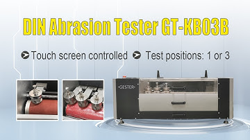 3 Test positions DIN Abrasion Tester GT-KB03B