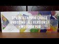 Seventeen Your Choice Album Unboxing (All Versions) + Weverse POB