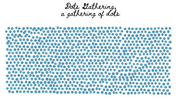 Dots Gathering - Generative art project