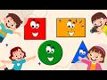 Shapes Song for Kids 🔺 | Learn Shapes Easy & Fun 🎉