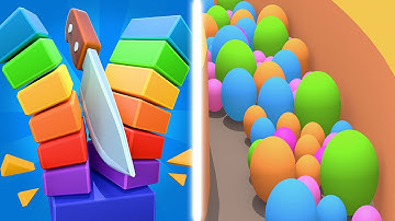 Slice It All! Vs Sand Balls - Satisfying Mobile games Walkthrough