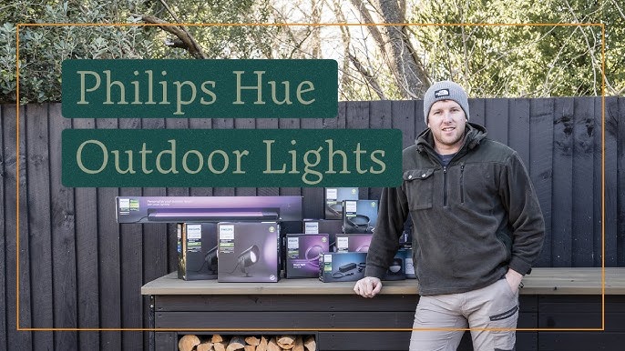 Philips Hue Lily White and Color Outdoor Spotlight Base Kit Plus