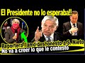 Fue tajante AMLO!! Santiago Nieto es un patriota, así silenció a reportera. mandó mensaje opositores