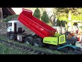 Road construction Asphalt paver machine RC 1:15 Scale First attempt