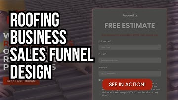 Roofing Funnel that Books Clients Automatically  | GoHighLevel Funnel