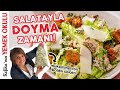 Dnyann en lezzetli ton balkl salata tarifi  doyurucu salata nasl yaplr  enfes salata sosu