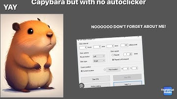 Capybara Clicker but, with no Autoclicker