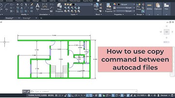 How to use copy command between autocad files