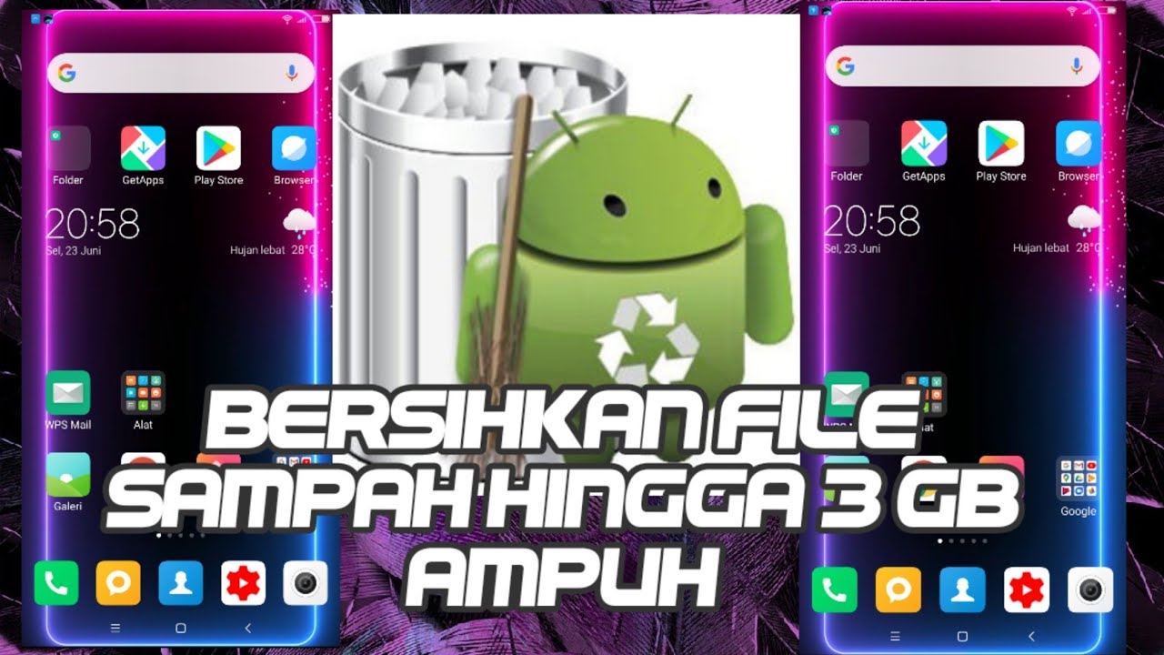 Cara bersihkan file sampah di Android - YouTube