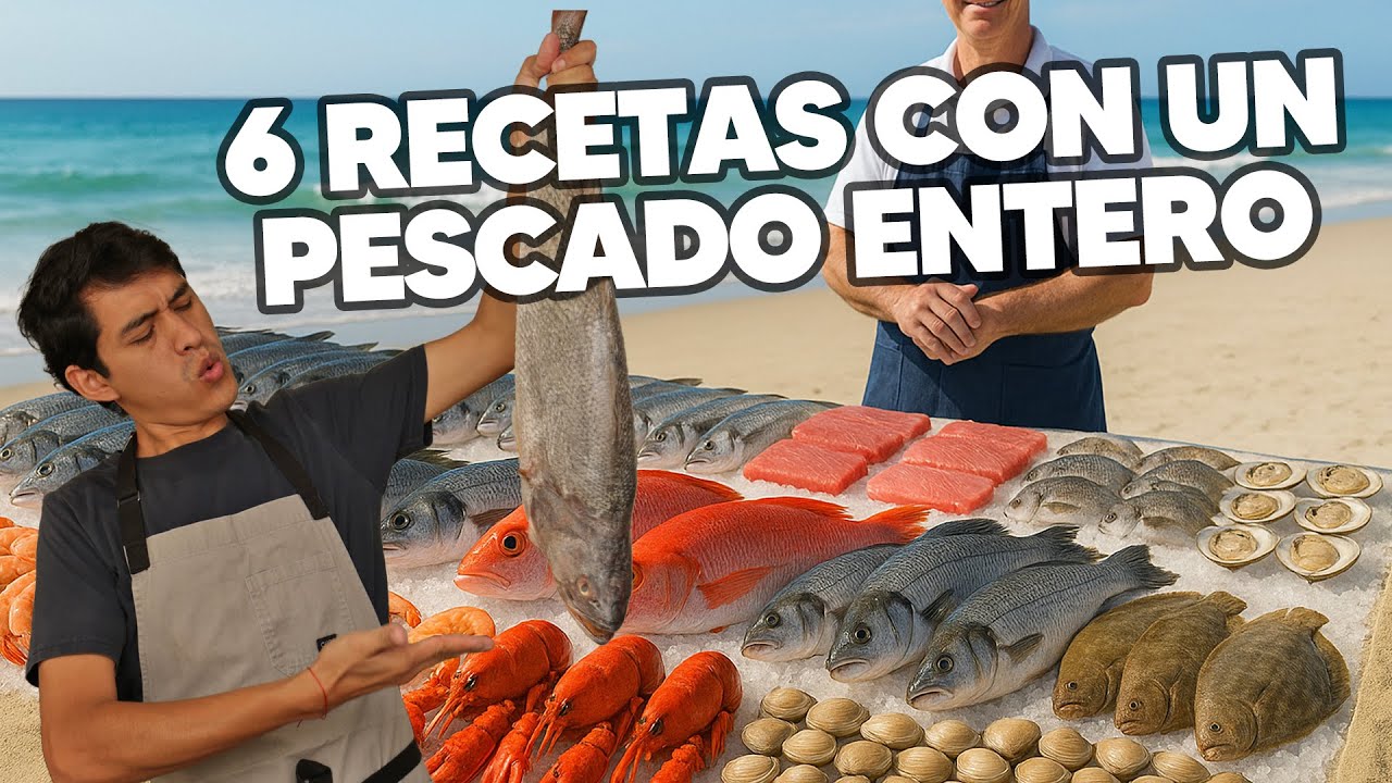PREPARÉ 6 RECETAS CON UN PESCADO ENTERO | ACOMER.PE | ELÍAS VALDÉZ