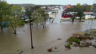 Drone Shows Flash Flooding Inundate Missouri Town