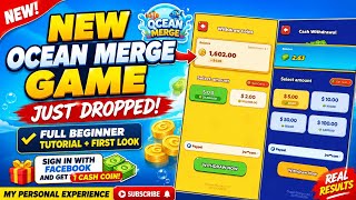 🚨 NEW OCEAN MERGE GAME JUST DROPPED! 🌊 | FULL BEGINNER TUTORIAL + FIRST LOOK 💰 screenshot 1