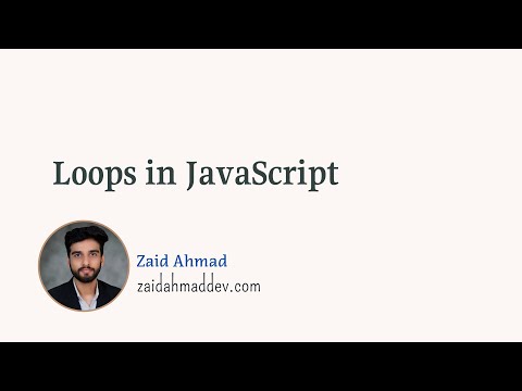 Loops in JavaScript | JavaScript Tutorial for Beginners in Urdu | Hindi