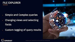 Aparavi Platform Demo - Performing Queries With File Explorer