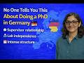 No One Tells You This About Doing a PhD in Germany