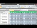 How to freez top row and first column in MS excel.