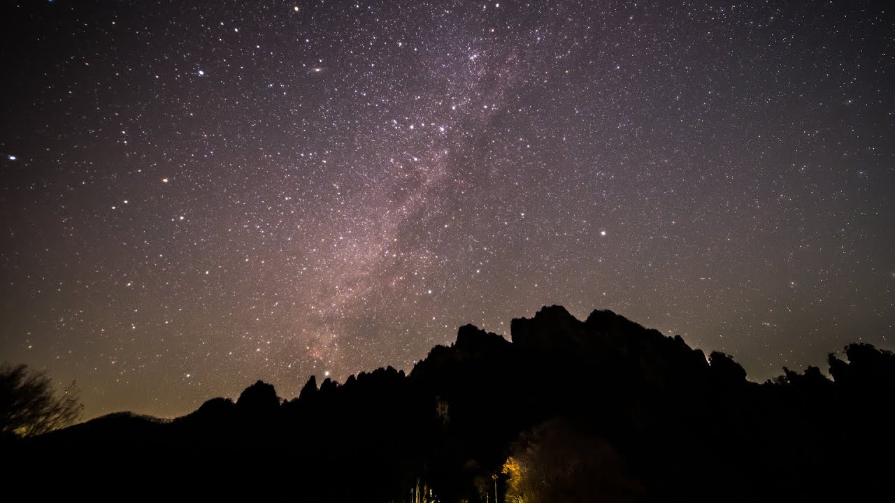 SKYPIX AstroLapse-T3 で撮影した 「妙義山の冬の銀河」 - The winter Galaxy of Mt.Myogi ...