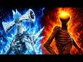 Arctic Siren Head VS Phantom Fire | EPIC BATTLE
