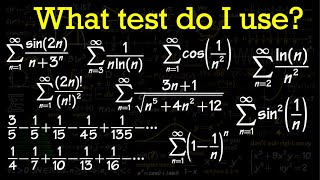 What series convergence test do I use?