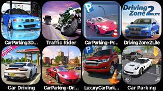 Car Parking 3D, Traffic Rider, Car Parking Pro Driver, Driving Zone, Car Driving, Luxury Parking screenshot 1