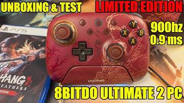 8Bitdo Ultimate 2 Limited Edition Wuchang Fallen Feathers Unboxing & Input Lag test