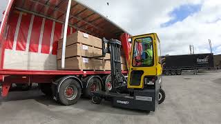 Review:  Brendan from Farrell Furniture Talks about forklift safety and warehouse optimisation by Combilift 752 views 4 months ago 1 minute, 28 seconds