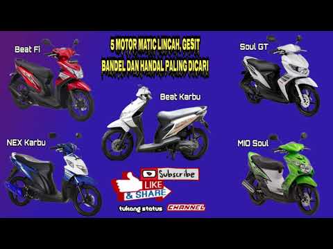 5 MOTOR MATIC LINCAH, GESIT BANDEL DAN HANDAL PALING DICARI