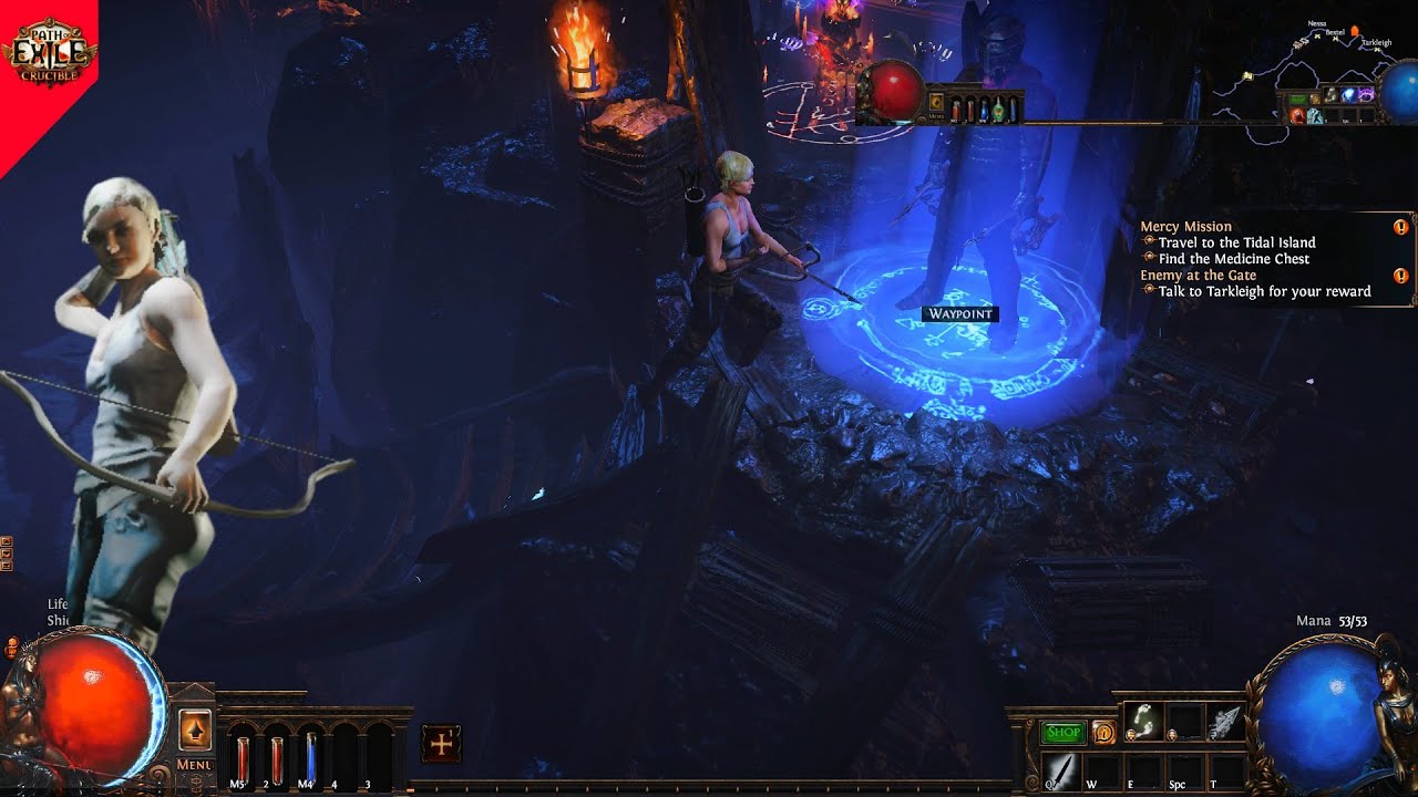 blueprint and map run Path Of Exile Live YouTube