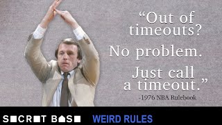The infinite timeout loophole that almost broke the 1976 NBA Finals | Weird Rules