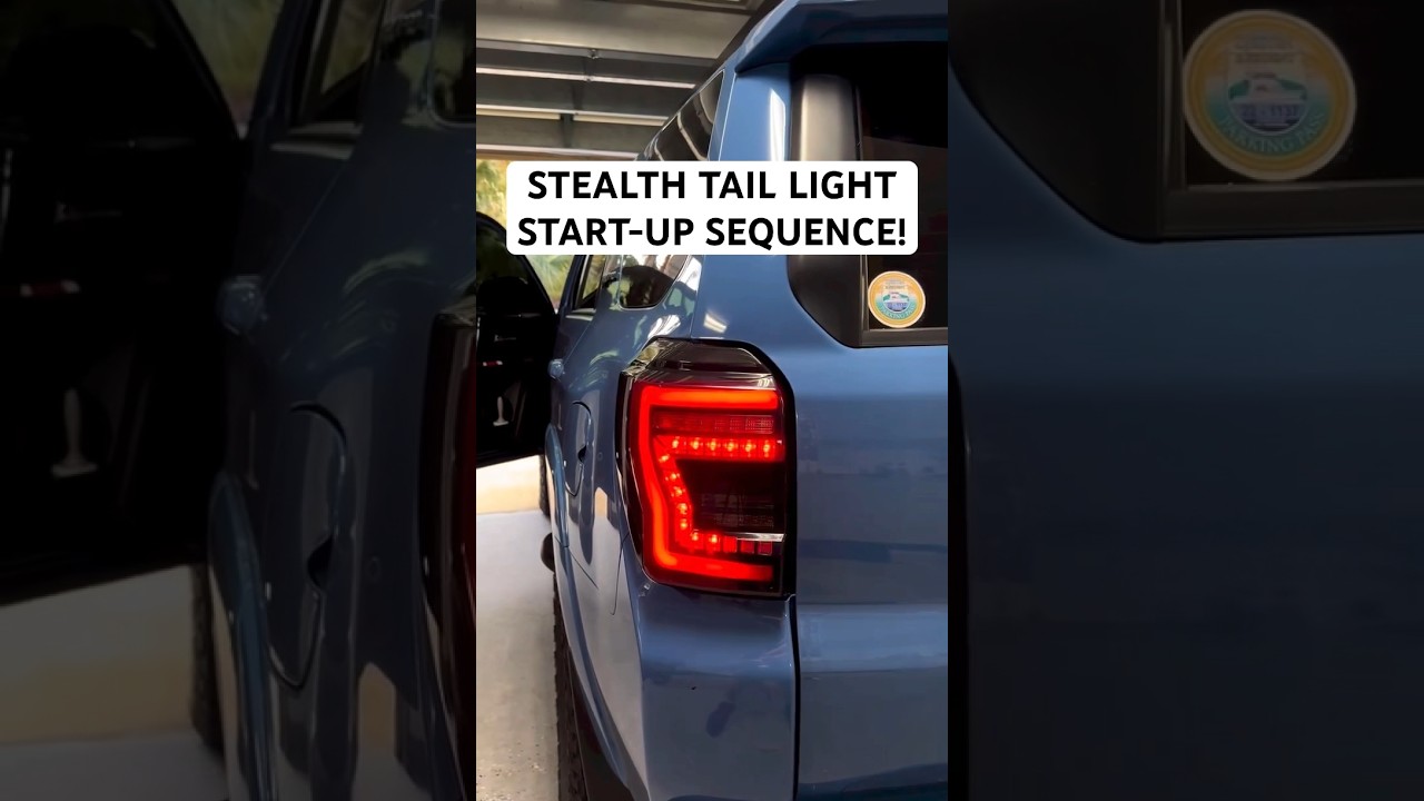 4 Runner Tail Light Start-Up Sequence!