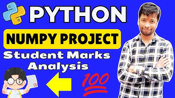 NumPy Mini Project 💥 | Student Marks Statistics (Mean, Max, Min) | Data Analysis Made Easy!
