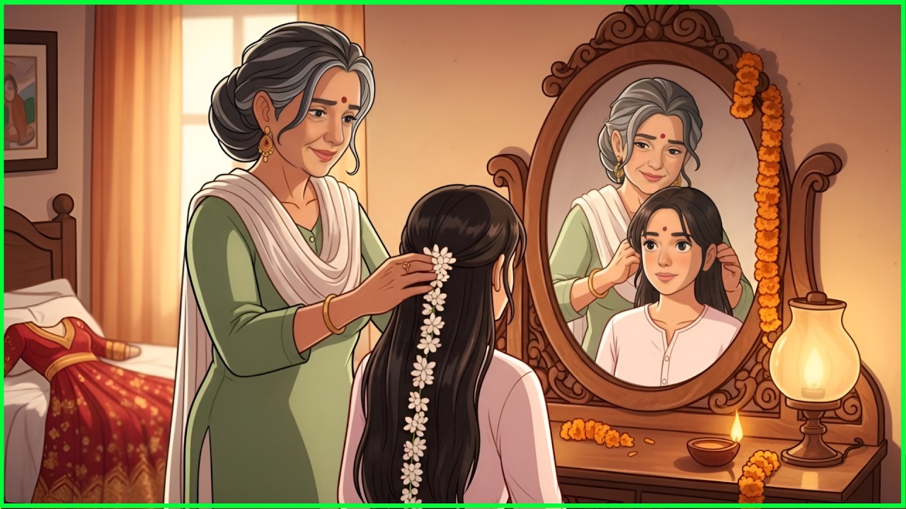 The Night Before the Wedding, My Mother Brushed My Hair One Last Time 🌸 | Ghibli-Style Animation