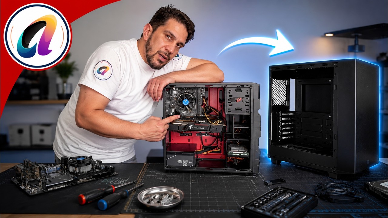 Moving a PC Build to a New Case – Complete Guide - YouTube