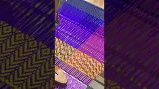 #weaving #4shaftweaving #birdseye #pattern #weaver