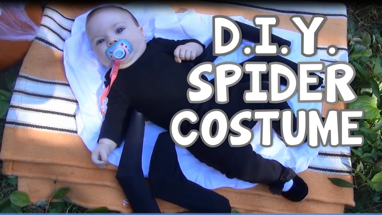 DIY SPIDER COSTUME TUTORIAL--13 Days of Halloween 2014-- Day 7 - YouTube