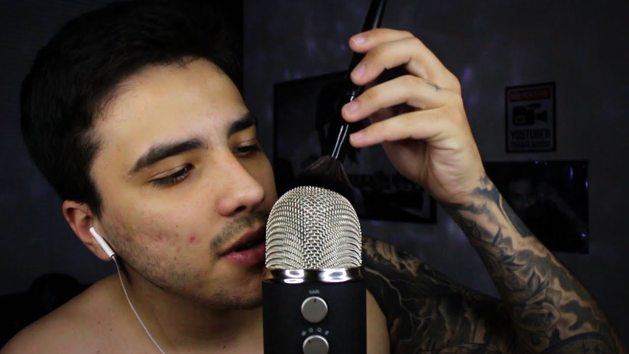 ASMR testando o MICROFONE novo - Blue Yeti Pro